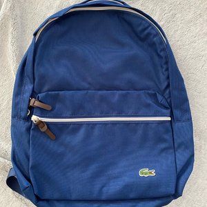 NWT LACOSTE Backpack Navy Blue